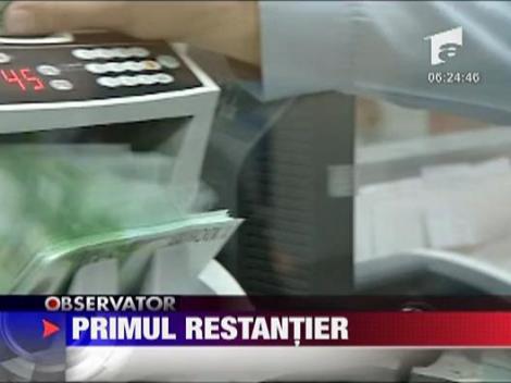 Primul restantier la Prima Casa