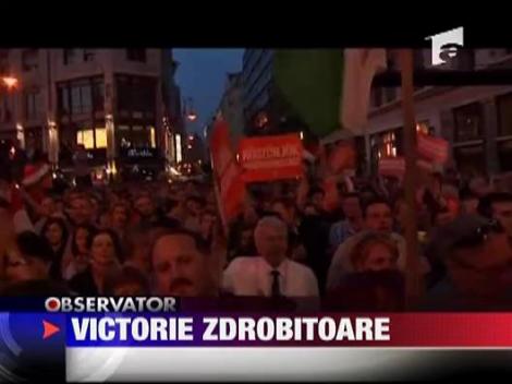 Partidul fostului premier Viktor Orban a castigat al doilea tur
