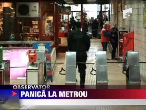 Sinucidere la metrou