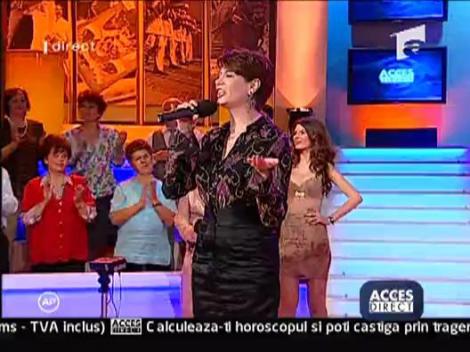 Adriana Antoni a cantat la Acces Direct