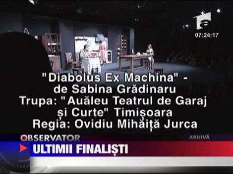 Gala Teatrului Tanar, ultimii finalisti