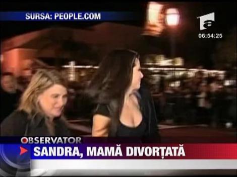 Sandra Bullock, mama divortata