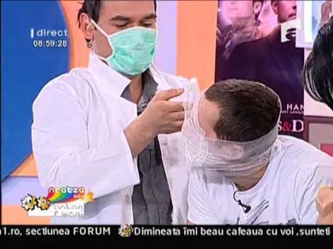 Doctorul Razvan, asistenta Daniela si pacientul Dani