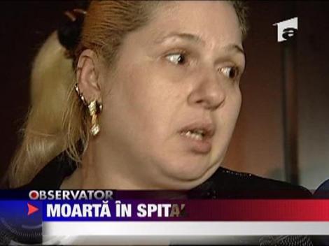 O tanara gravida a murit pe patul unui spital din Bcuresti