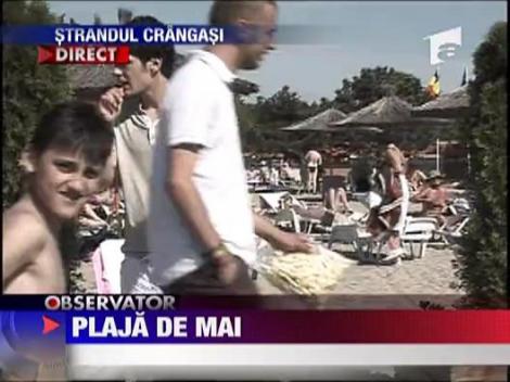Azi s-au deschis primele stranduri din Capitala