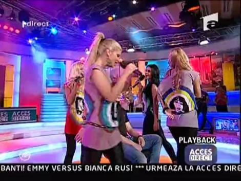 Fetele de la Dolls au cantat piesa "Lonely" la Acces Direct