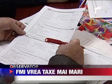FMI vrea taxe mai mari pentru romani