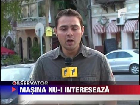 Au furat masina pentru placutele de inmatriculare