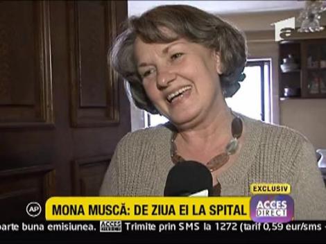 Mona Musca a ajuns la spital de ziua ei