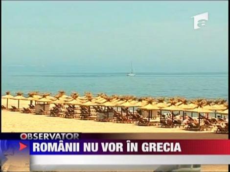 Romanii nu mai vor vacante in Grecia