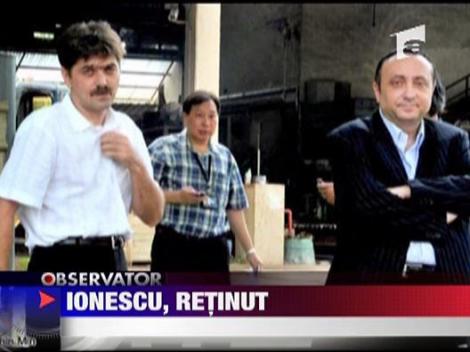 Silviu Ionescu a fost retinut pentru 24 de ore