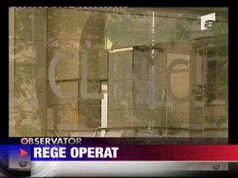 Regele Juan Carlos, operat la plamani