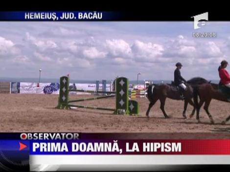 Prima doamna, la hipism