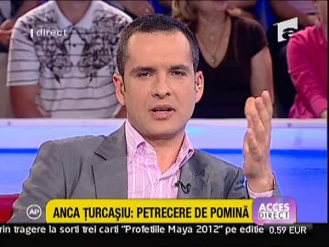 Anca Turcasiu - petrecere de pomina "in travesti"