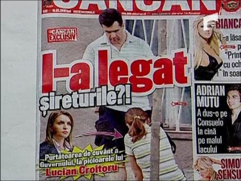 Purtatoarea de cuvant a Guvernului, la picioarele lui Lucian Croitoru