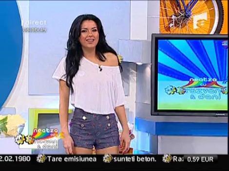 Daniela si-a luat... pe alb!