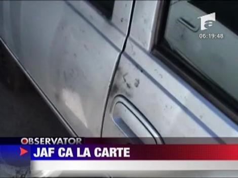 Jefuit ca la carte! Abia facuse imprumut la banca.