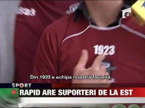 Un dinamovist in galeria Rapidului