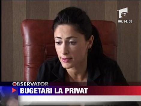 Bugetari la privat