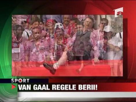 Vezi cum a sarbatorit Van Gaal castigarea titlului in Germania