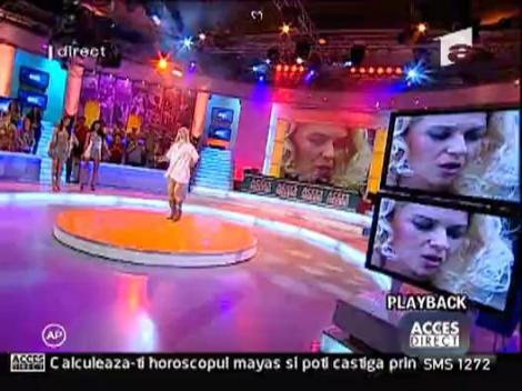 Crina Matei a cantat la Acces Direct