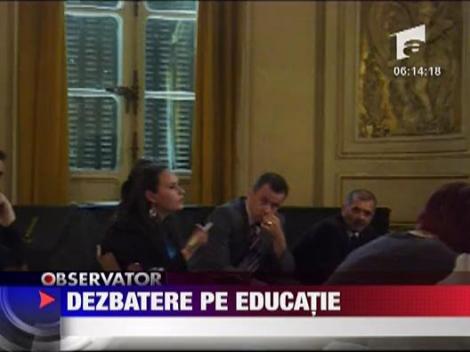 Dezbatere pe educatie