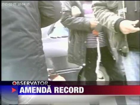 Amenda record pentru contrabanda cu tigari