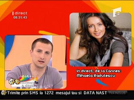 Mihaela Radulescu aduce ultimele noutati de la Cannes