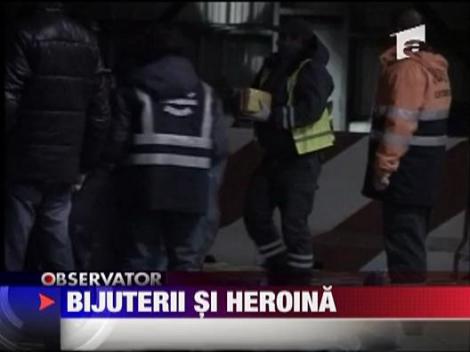 Arestat pentru trafic de heroina si bijuterii