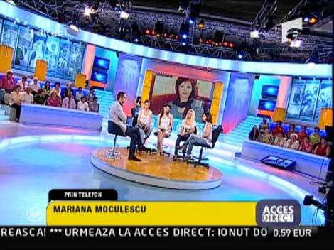 Moculescu regreta ca nu a batut-o pe Mariana