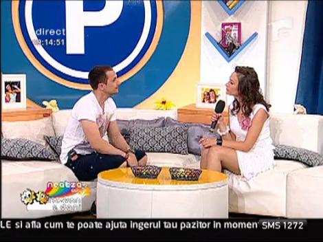 Rafaela Lazareanu in platoul Neatza