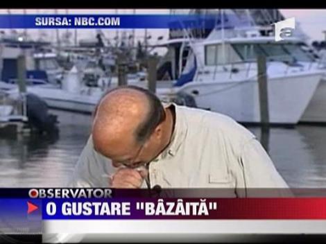 A inghitit o musca in direct