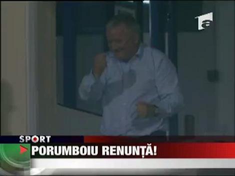 Porumboiu renunta!