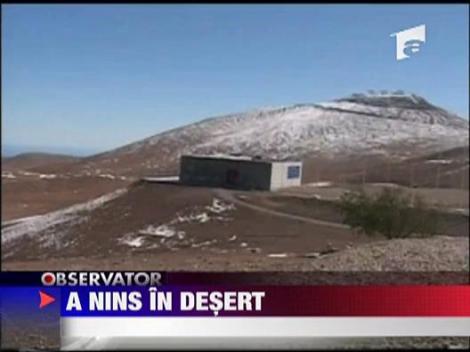 A nins in desertul Atacama