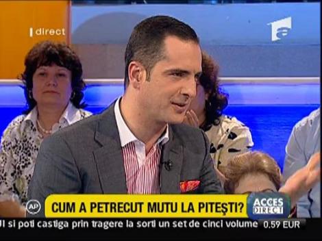 Cum a petrecut Mutu la Pitesti?