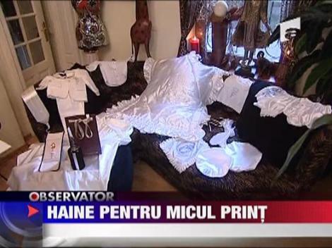 Botezatu a creat hainele de botez pentru printul Carol Ferdinand