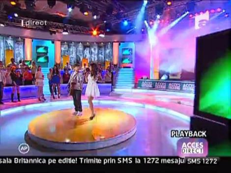 Miruna si DJ Puzzle au cantat la Acces Direct