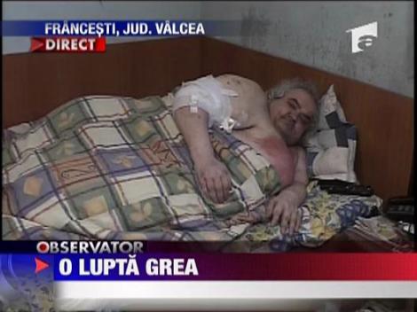 Imobilizat la pat din cauza greutatii: are 350 kg