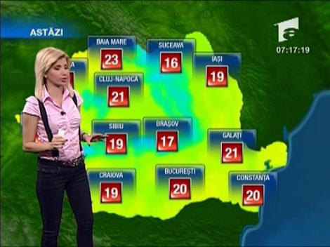 Vremea zilei de 22 mai