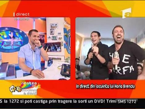 In direct din locuinta lui Horia Brenciu