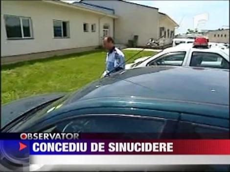 Concediu de sinucidere! Cu masina pe contrasens!