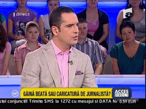 Gaina beata si caricatura de jurnalista