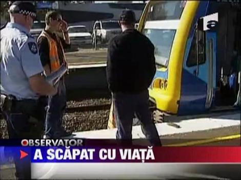 A scapat cu viata