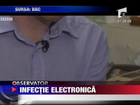 Om infectat cu un virus de calculator
