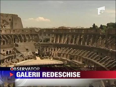 Galerii redeschise in Coloseumul din Roma