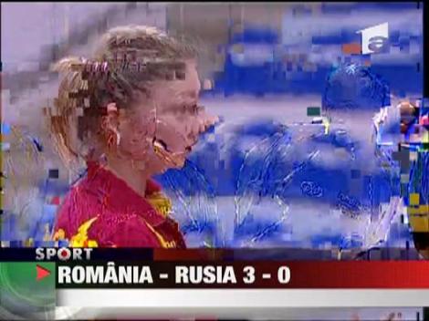 Tenis de masa/ Romania - Rusia 3-0