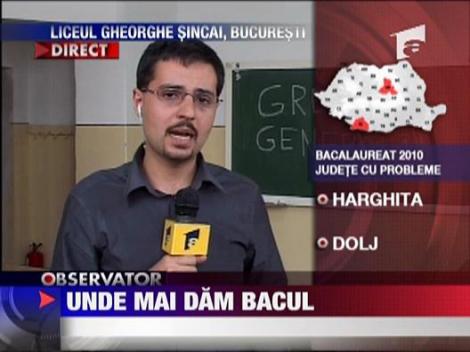 Unde mai dam BACul?
