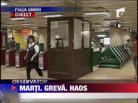Greva la Metrou si RATB