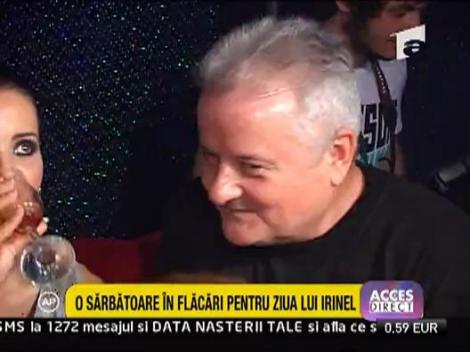 Sarbatoare "in flacari" la ziua lui Irinel