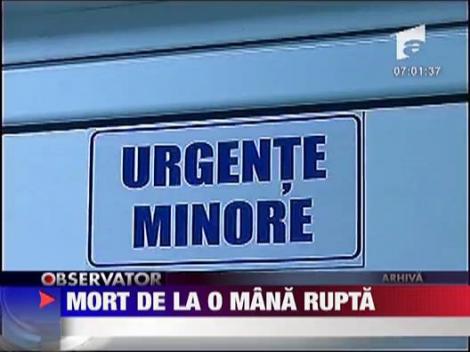 Mort de la o mana rupta